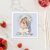 Hochzeitspapier Serviette (Beispiel)