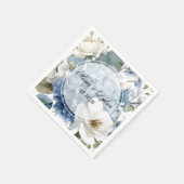 Hochzeitspapier Serviette (Ecke)