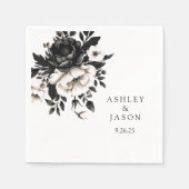 Hochzeitspapier Serviette (Vorderseite)