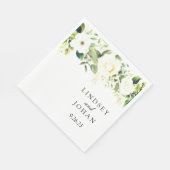 Hochzeitspapier Serviette (Ecke)