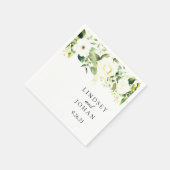 Hochzeitspapier Serviette (Ecke)