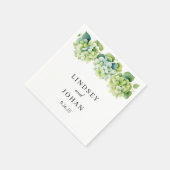 Hochzeitspapier Serviette (Ecke)