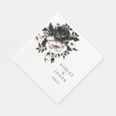 Hochzeitspapier Serviette (Ecke)