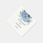 Hochzeitspapier Serviette (Ecke)