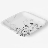 Hochzeitspapier-Teller Pappteller (Gewinkelt)