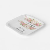 Hochzeitspapier-Teller Pappteller (Gewinkelt)