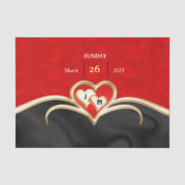 Hochzeitspapier-Teller Seidenpapier