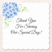 Hochzeitspapier-Untersetzer Untersetzer (Vorderseite)