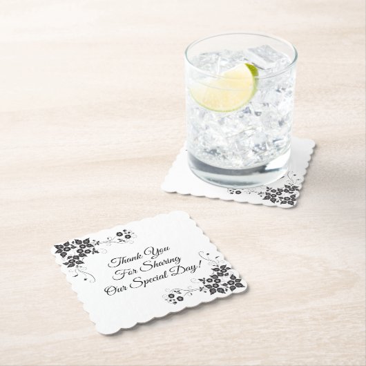 Hochzeitspapier-Untersetzer Untersetzer (Vor Ort)