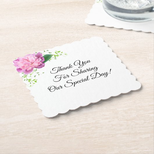 Hochzeitspapier-Untersetzer Untersetzer (angewinkelt)