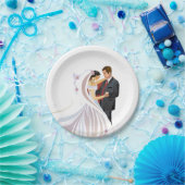 Hochzeitspapierplatte Pappteller (Party)