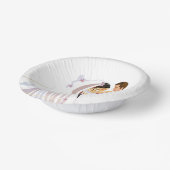 Hochzeitspapierplatte Pappteller (Gewinkelt)