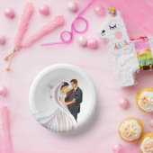 Hochzeitspapierplatte Pappteller (Party)