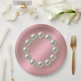 Hochzeitspapierplatte Pappteller
