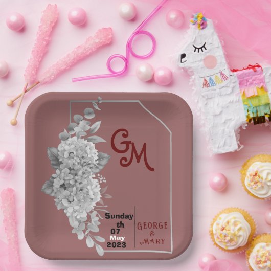 Hochzeitspapiertassen Pappteller (Party)