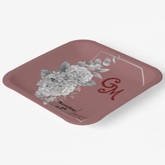 Hochzeitspapiertassen Pappteller (Gewinkelt)