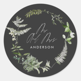 Hochzeitspapp Runder Aufkleber