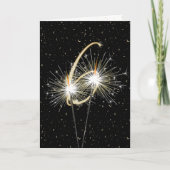 Hochzeitsparkler Karte (Vorderseite)