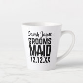 Hochzeitspartei Groomsmaid Geschenk Latte Tasse (Rechts)