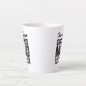 Hochzeitspartei Groomsmaid Geschenk Latte Tasse (Vorderseite)
