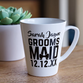 Hochzeitspartei Groomsmaid Geschenk Latte Tasse