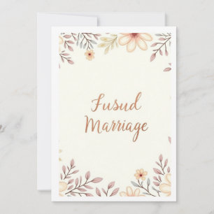 Hochzeitsparty Einladung