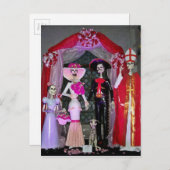 Hochzeitsparty Einladungspostkarte (Vorne/Hinten)