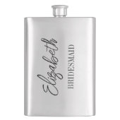 Hochzeitsparty Flachmann (Vorderseite)