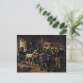 Hochzeitsparty Postkarte (Stehend Vorderseite)