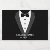 Hochzeitsparty Sparkling Weinflasche Schaumweinetikett (Einzelnes Label)