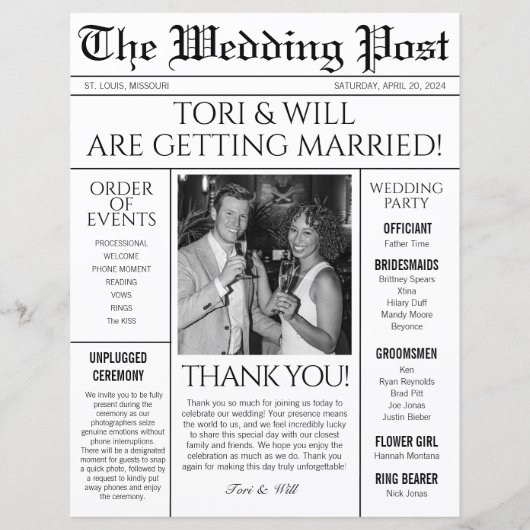 Hochzeitspass (Vorderseite)