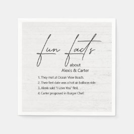 Hochzeitspass - Fakten über weißgetünchtes Holz Serviette