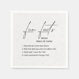 Hochzeitspass - Fakten zum verkörperten Blumendesi Serviette