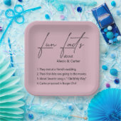 Hochzeitspass - Fakten zur Dusty-Rose Pappteller (Party)