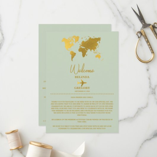 Hochzeitspass - Grüne Goldmedaille Programm (Vorderseite/Rückseite Beispiel)