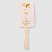 Hochzeitspass Rosa Gold Programm Fächer (Vorderseite)