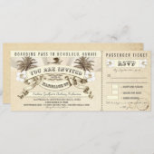 Hochzeitspass-Tickets für Boarding - Einladungen (Vorne/Hinten)