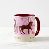 Hochzeitspferd und Beförderung - Benutzerdefiniert Tasse (VorderseiteRechts)