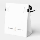 Hochzeitspferde und Blume Geschenkschachtel (Rückseite)