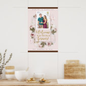 Hochzeitsplakat für den ersten Tag Poster (Küche)