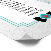 Hochzeitsplan für Monster in der Liebe Poster (Ecke)