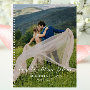 Hochzeitspläne & Benutzerdefiniertes Foto, Braut,  Notizblock