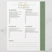 Hochzeitsplaner 12 - 5 Monate Zeitleiste Binder Se (Rückseite)