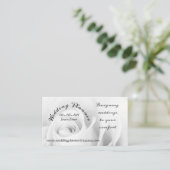 Hochzeitsplaner 3,5" x 2,0" Visitenkarte (Stehend Vorderseite)