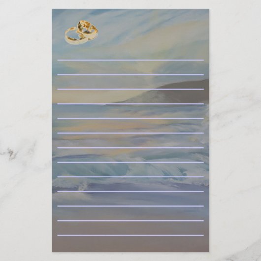 Hochzeitsplaner Briefpapier (Vorderseite)