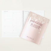 Hochzeitsplaner Chic Girly Glitzer Name Planner Planer (Anzeige)