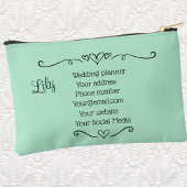 Hochzeitsplaner Druckknopfbeutel Zubehörtasche