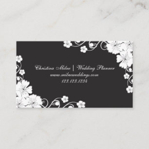 Hochzeitsplaner für Blumenecken - Visitenkarte