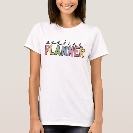 Hochzeitsplaner für Eventplaner T-Shirt (Vorderseite)