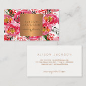 Hochzeitsplaner für Kupfergold Visitenkarte (Vorne/Hinten)